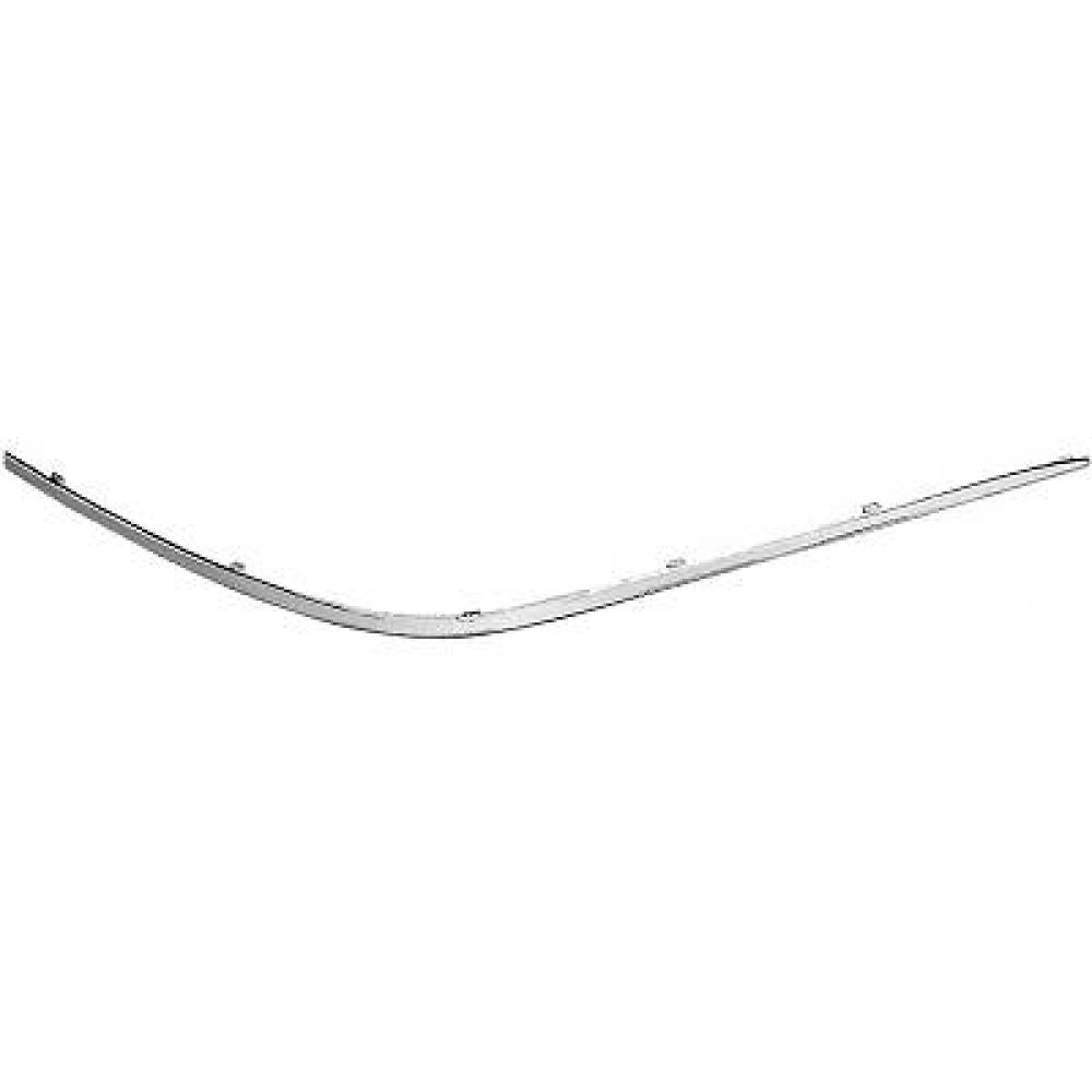 Baguette et bande protectrice, pare-chocs avant gauche — Mercedes-Benz E-Classe (W210) (1999-2002) — réf. 1614165