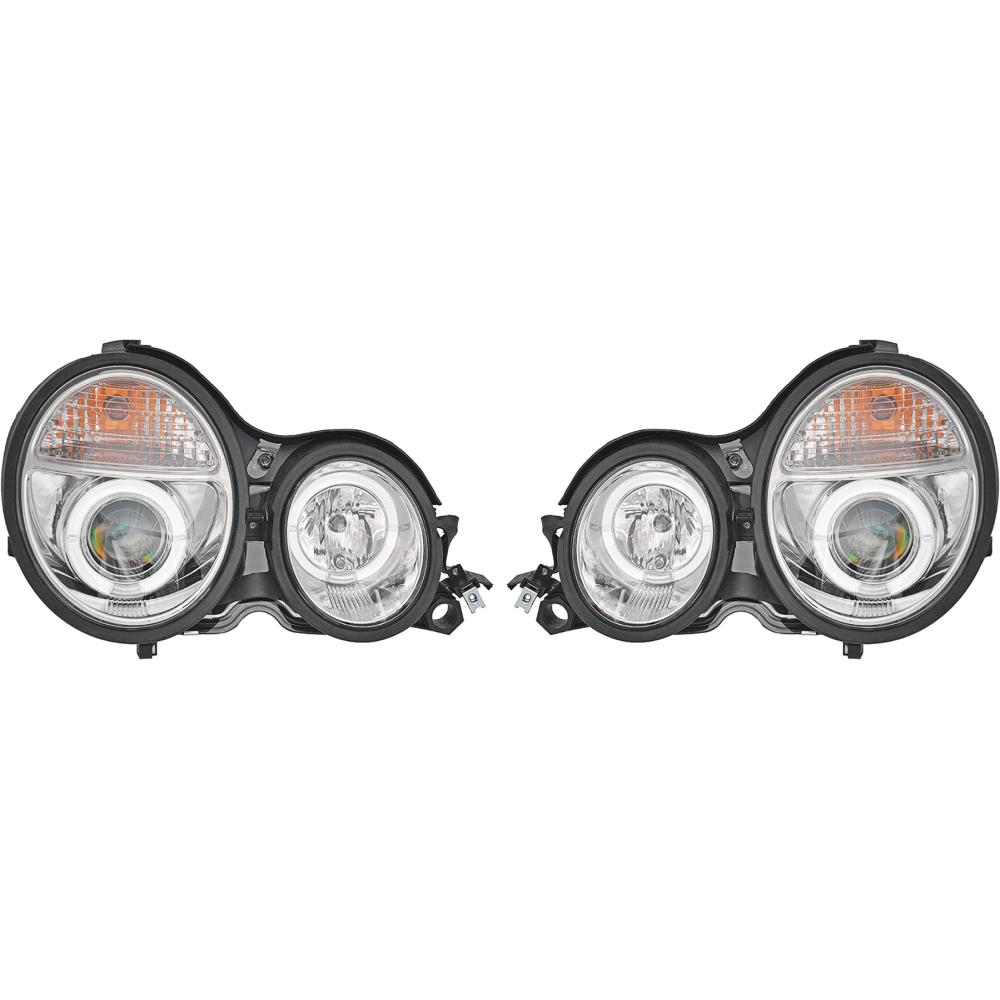 Kit de projecteurs principaux — Mercedes-Benz E-Classe (W210) (1995-2002) — réf. 1614780