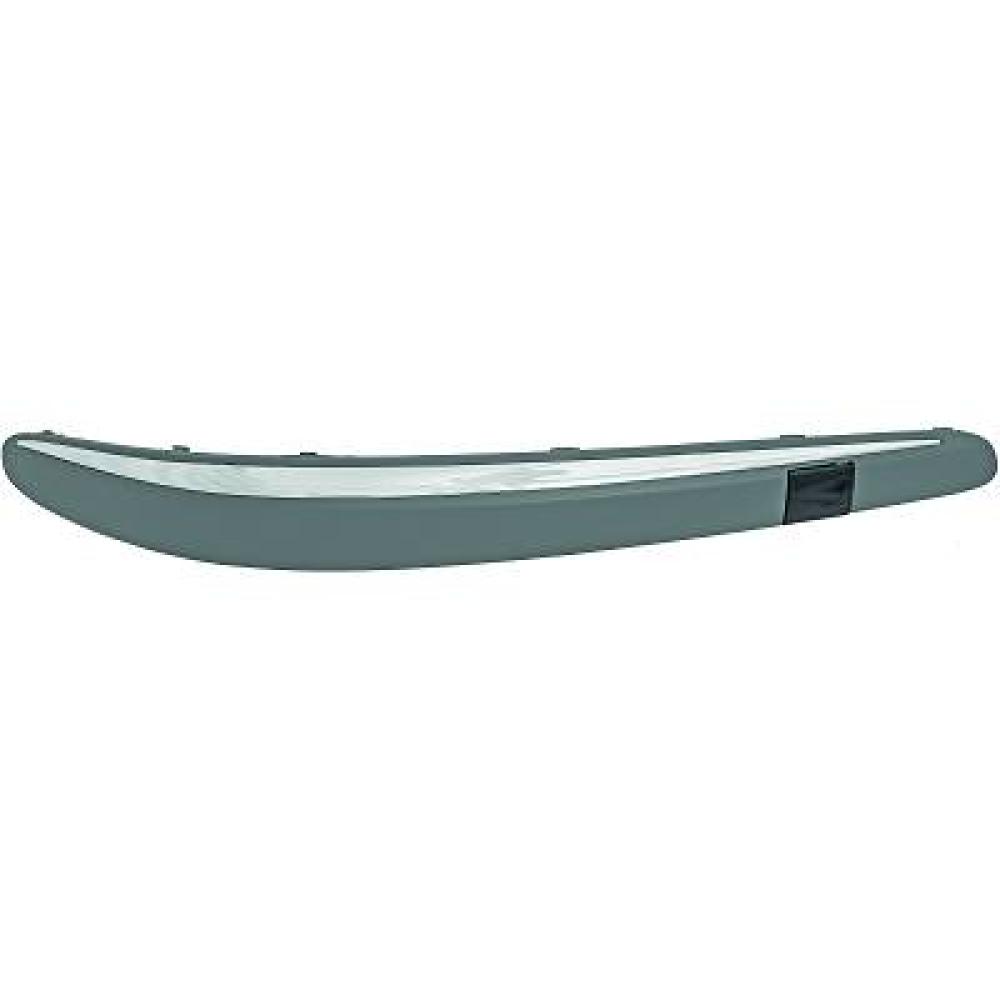Baguette et bande protectrice, pare-chocs avant gauche — Mercedes-Benz E-Classe E220-500 W211 (2002-2006) — réf. 1615063