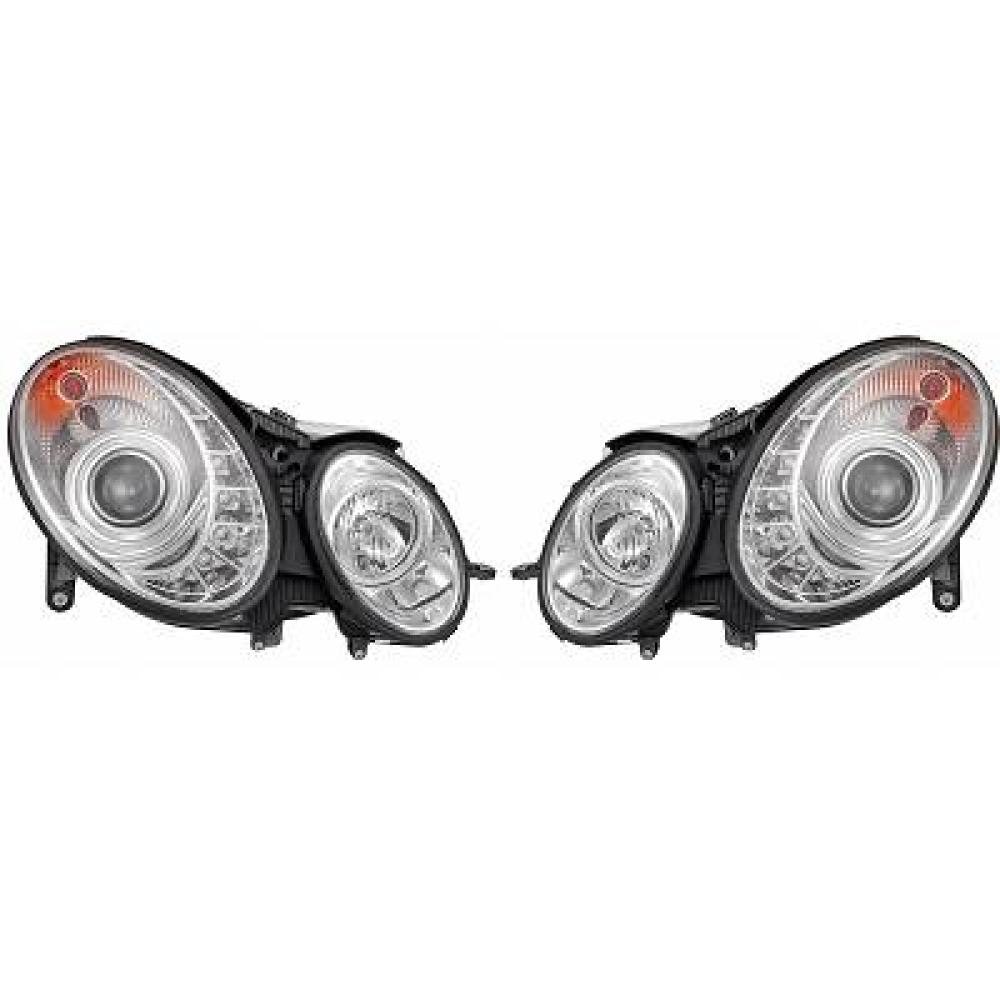 Kit de projecteurs principaux — Mercedes-Benz E-Classe E220-500 W211 (2002-2006) — réf. 1615286