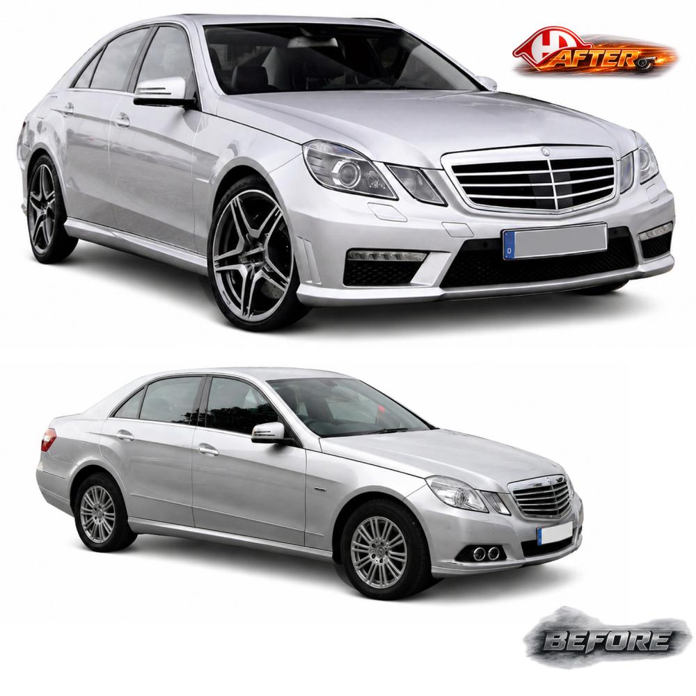 Pare-chocs avant — Mercedes-Benz E-Classe E220-500 W212 (2009-2013) — vue 3
