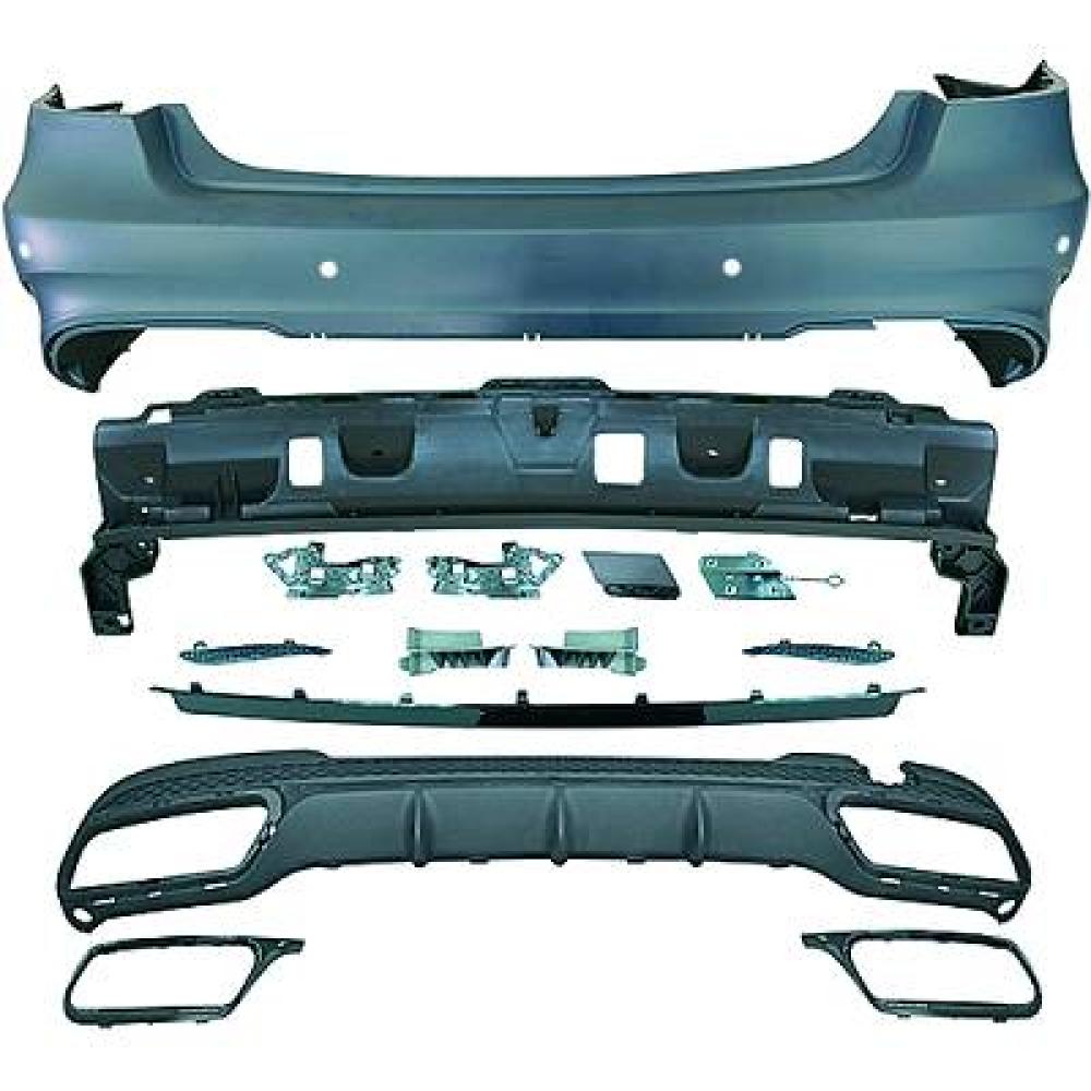 Pare-chocs arrière — Mercedes-Benz E-Classe E220-500 W212 (2013-2016) — réf. 1617355