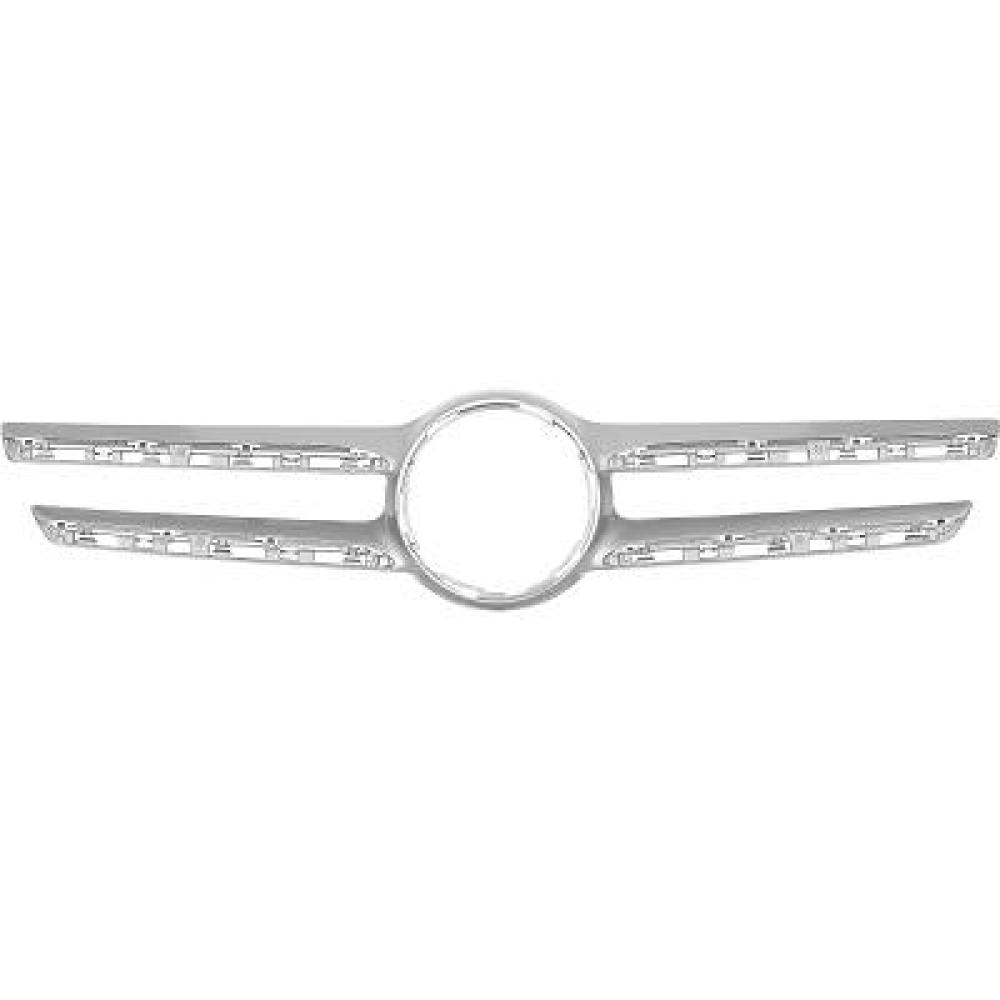 Baguette et bande protectrice, grille de radiateur — Mercedes-Benz E-Classe E220-500 W213 (2016-2020)
