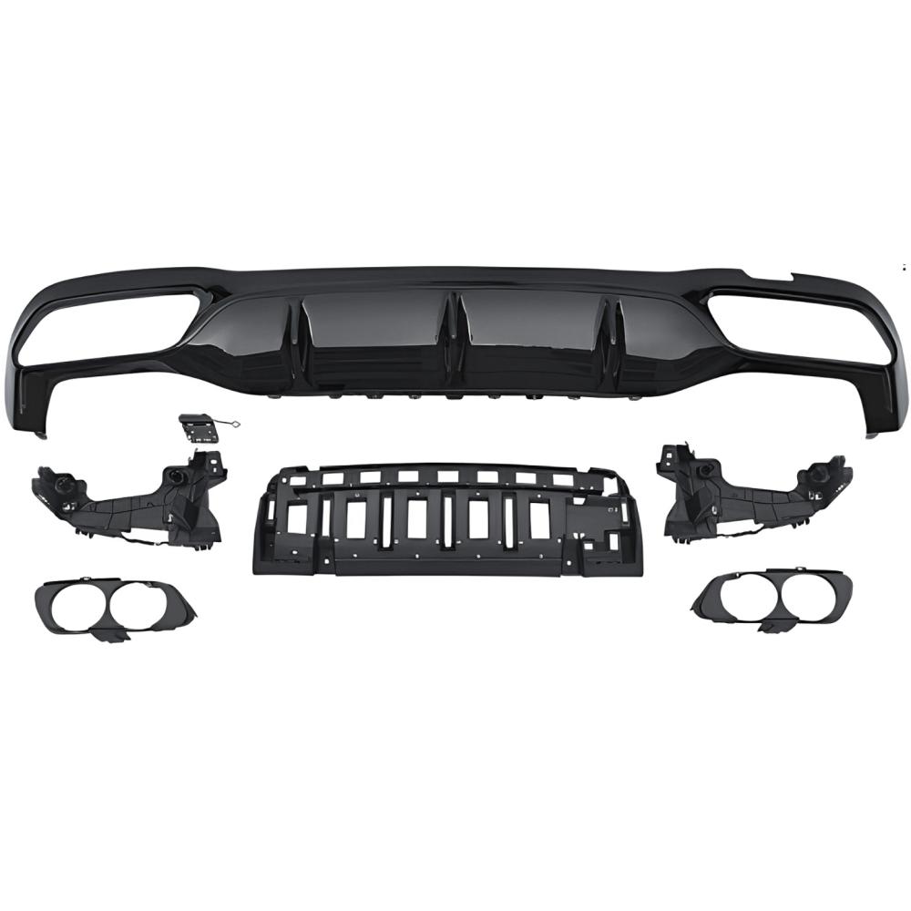 Enjoliveur, pare-chocs arrière — Mercedes-Benz E-Classe E220-500 W213 (2016-2020) — réf. 1618457