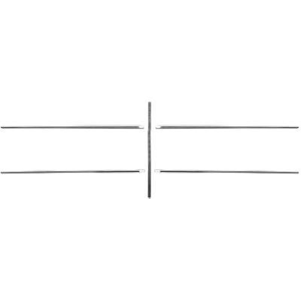 Baguette et bande protectrice, grille de radiateur — Mercedes-Benz 190E/D (W201) (1982-1993)