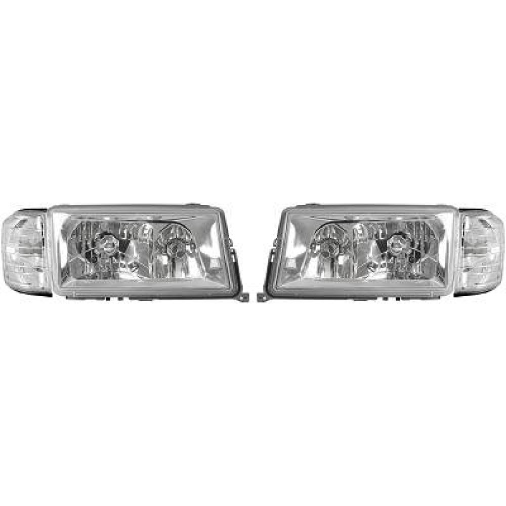 Kit de projecteurs principaux — Mercedes-Benz 190E/D (W201) (1982-1993) — réf. 1620380