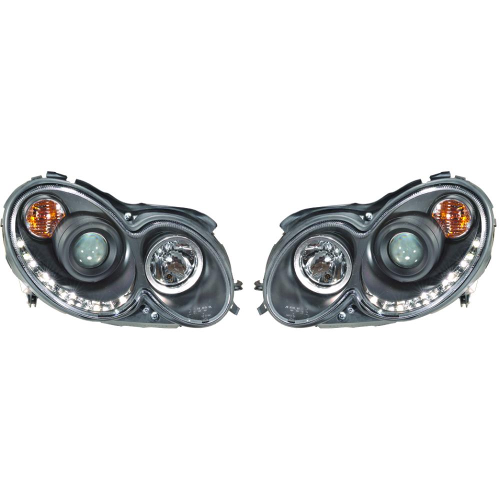 Kit de projecteurs principaux — Mercedes-Benz CLK 200-500 C209 (2002-2009) — réf. 1626485
