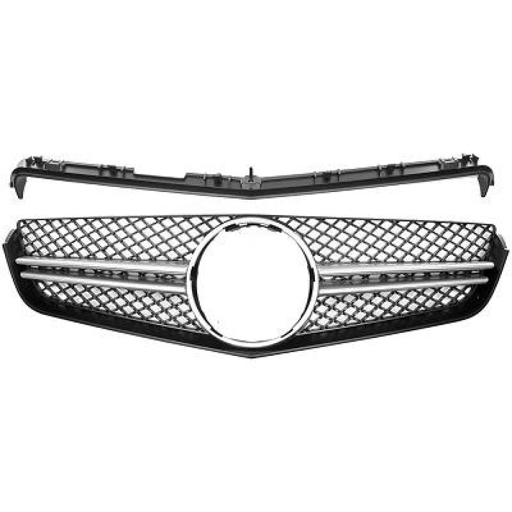 Elément insertable, grille de radiateur — Mercedes-Benz E-Classe Coupé/Cabrio C207 (2009-2016)