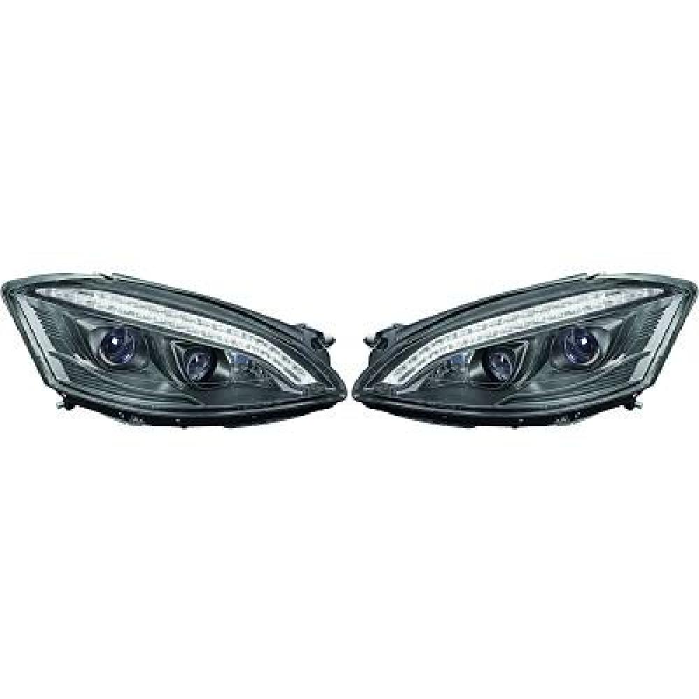 Kit de projecteurs principaux — Mercedes-Benz S-Classe W221 (2005-2009) — réf. 1647586