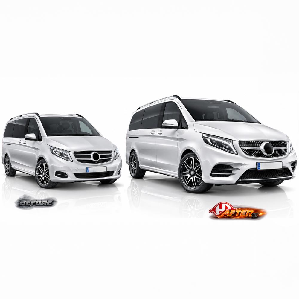 Pare-chocs avant — Mercedes-Benz Vito / V-Class (W447) (2014-…) — vue 3