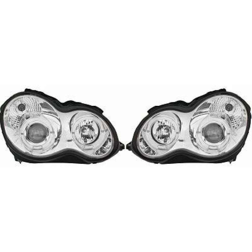 Kit de projecteurs principaux — Mercedes-Benz (C180-320) W203 (2000-2008) — réf. 1671880