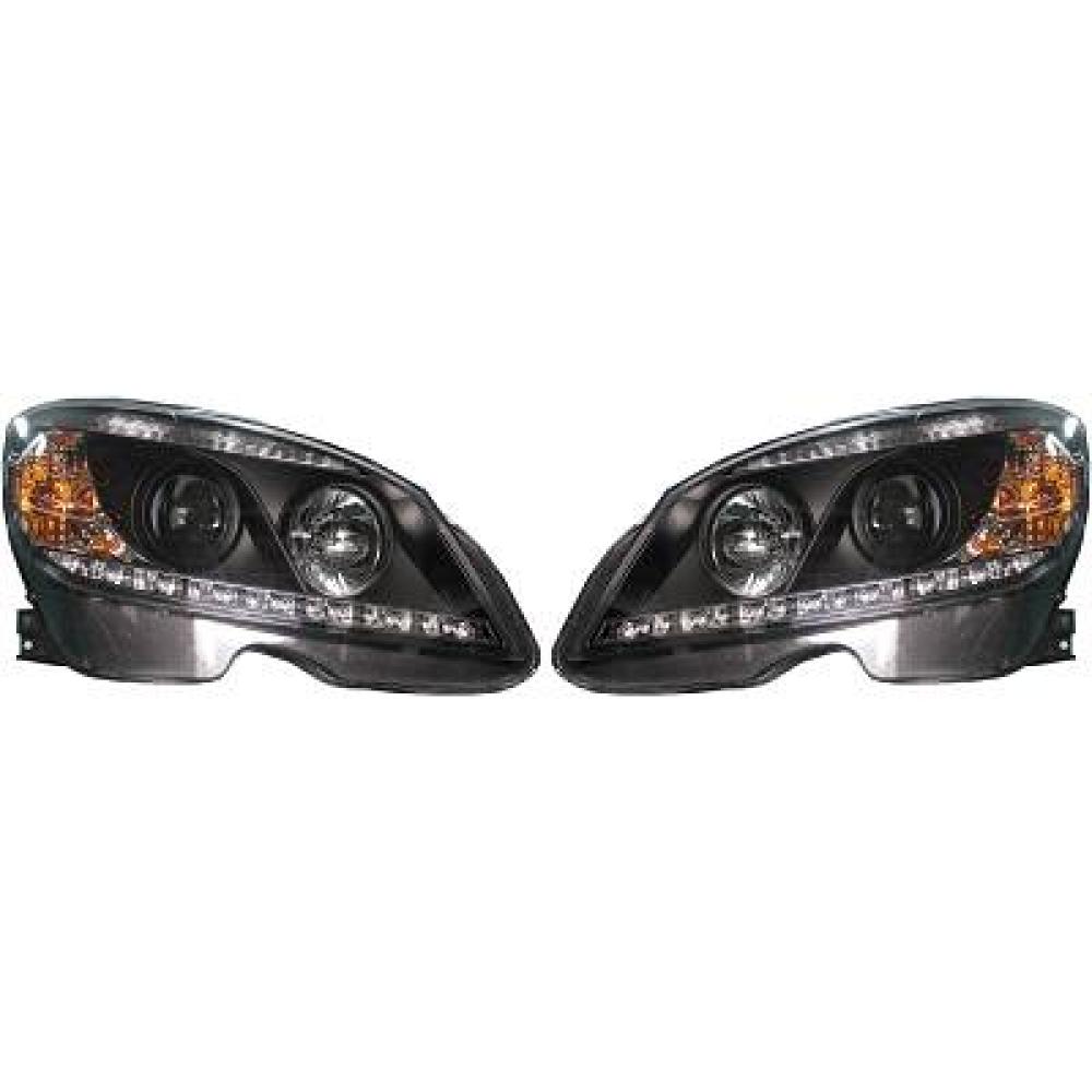 Kit de projecteurs principaux — Mercedes-Benz C-Classe W204 (2007-2011) — réf. 1672580