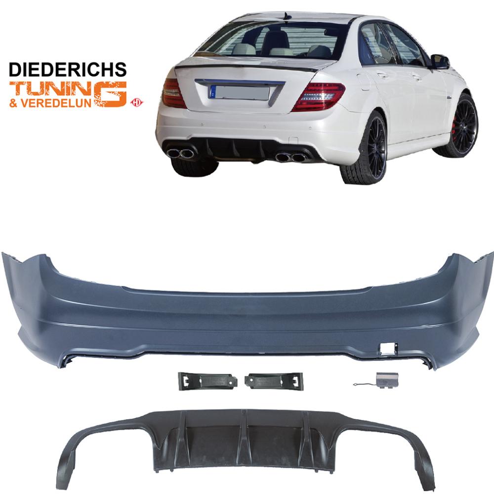 Pare-chocs arrière — Mercedes-Benz C-Classe W204 (2007-2011) — vue 2