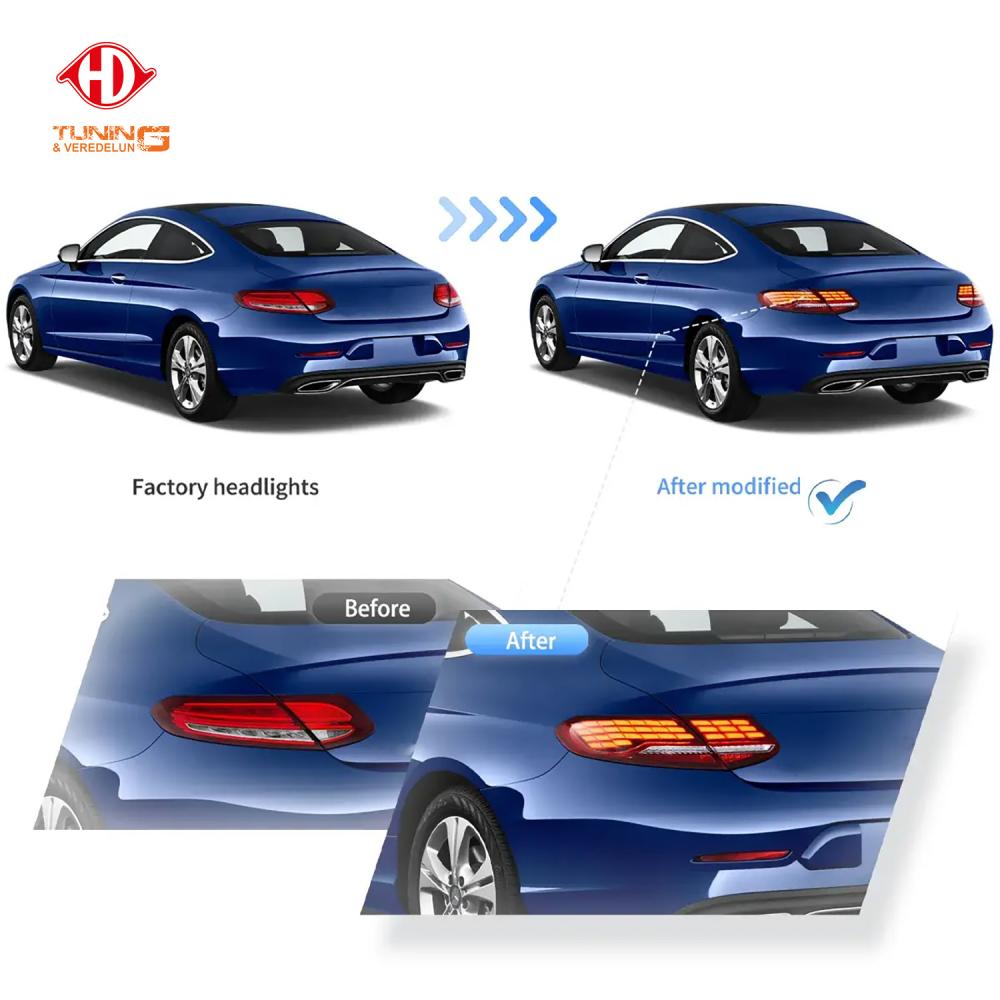 Kit de feux arrières — Mercedes-Benz C-Classe W205 (2014-2018) — vue 2