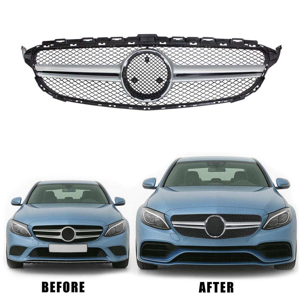 Grille de radiateur — Mercedes-Benz C-Classe W205 (2014-2018) — vue 2