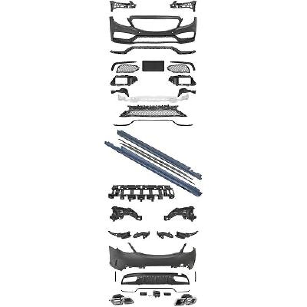 Pare-chocs avant — Mercedes-Benz C-Classe W205 (2014-2018) — réf. 1673350