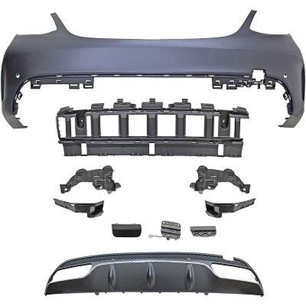 Pare-chocs arrière — Mercedes-Benz C-Classe W205 (2014-2018) — réf. 1673355