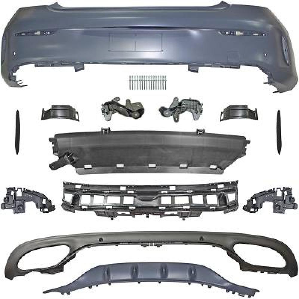 Pare-chocs arrière — Mercedes-Benz C-Classe W205 (2014-2018) — réf. 1673455