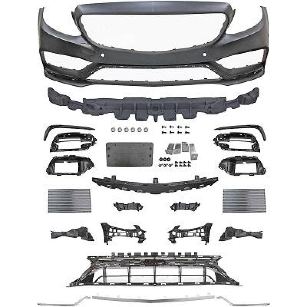 Pare-chocs avant — Mercedes-Benz C-Classe W205 (2014-2018) — réf. 1673750