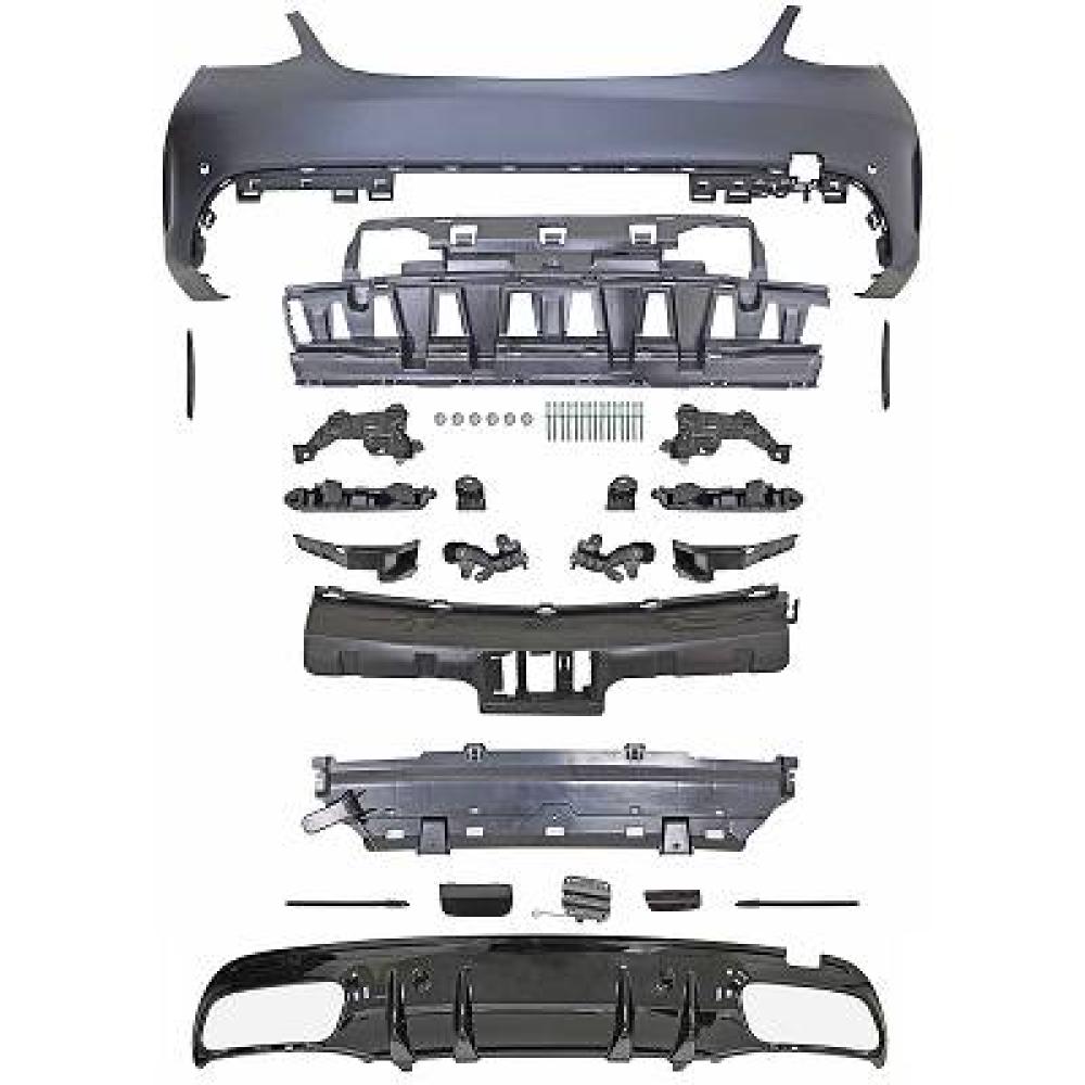 Pare-chocs arrière — Mercedes-Benz C-Classe W205 (2014-2018) — réf. 1673755