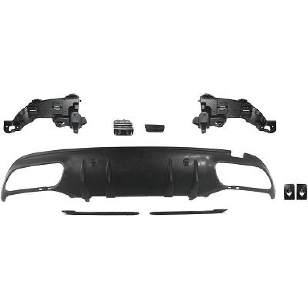 Enjoliveur, pare-chocs arrière — Mercedes-Benz C-Classe W205 Berline/Coupé/Touring (2018-2021) — réf. 1673866