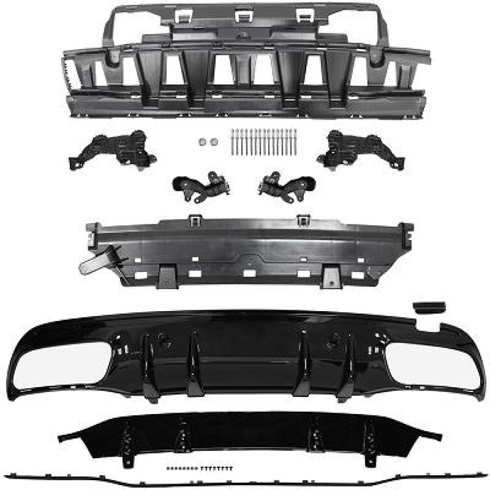Pare-chocs arrière — Mercedes-Benz C-Classe W205 Berline/Coupé/Touring (2018-2021) — réf. 1673867