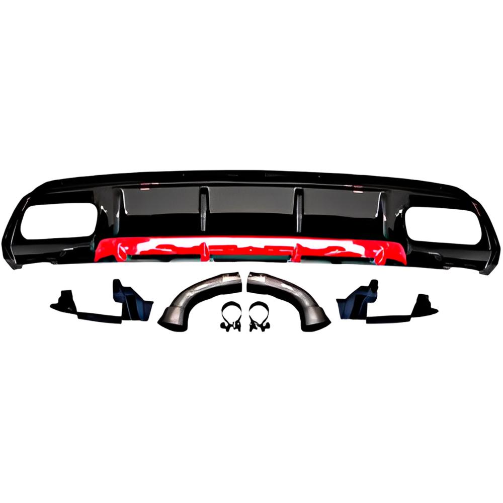 Enjoliveur, pare-chocs arrière — Mercedes-Benz A-Classe W176 AMG Optik (2012-2018) — réf. 1682158
