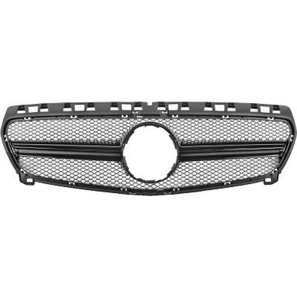 Elément insertable, grille de radiateur — Mercedes-Benz A-Classe W176 AMG Optik (2012-2018)