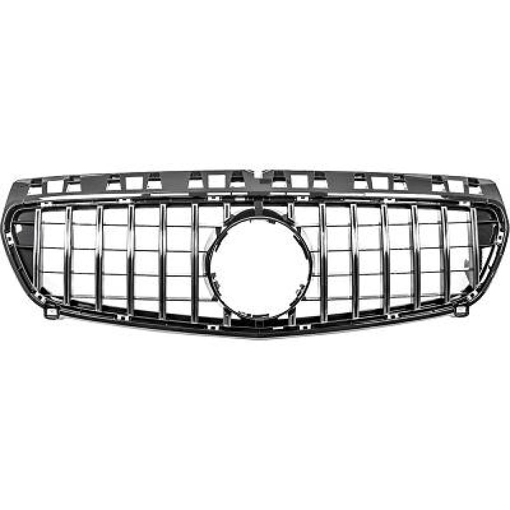 Elément insertable, grille de radiateur — Mercedes-Benz A-Classe W176 AMG Optik (2012-2018)