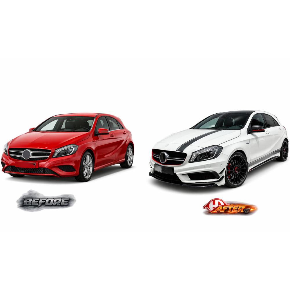 Pare-chocs avant — Mercedes-Benz A-Classe W176 AMG Optik (2012-2018) — vue 3