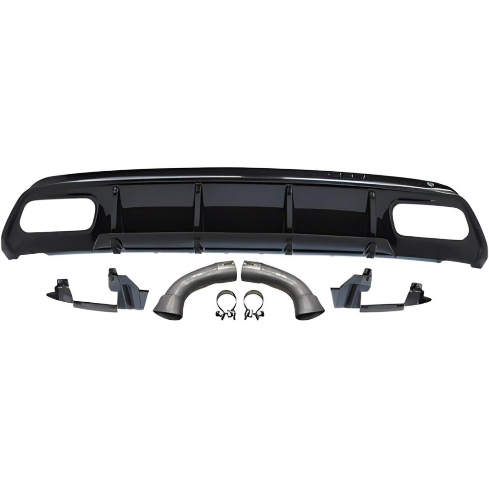 Enjoliveur, pare-chocs arrière — Mercedes-Benz A-Classe W176 AMG Optik (2012-2018) — réf. 1682459
