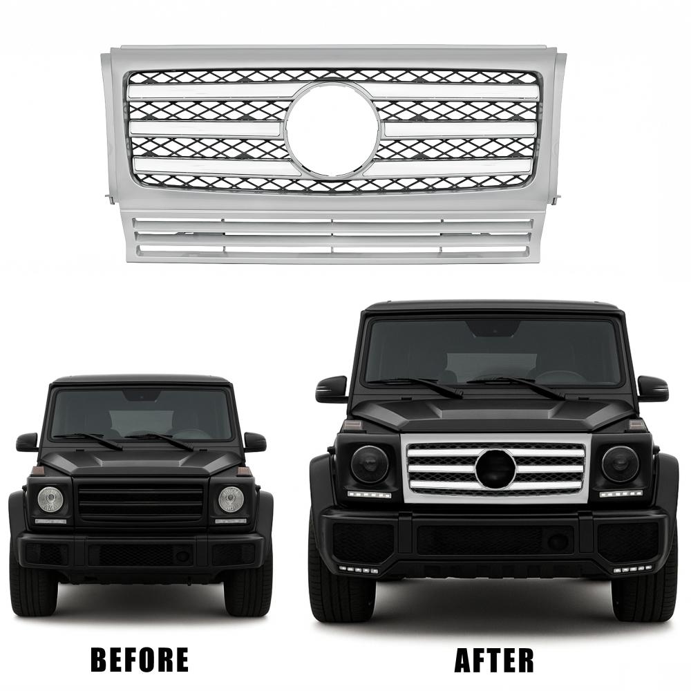Elément insertable, grille de radiateur — Mercedes-Benz G-Classe W463 (1989-…) — vue 2