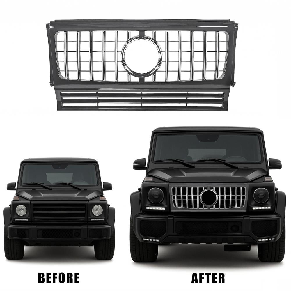 Elément insertable, grille de radiateur — Mercedes-Benz G-Classe W463 (1989-…) — vue 2