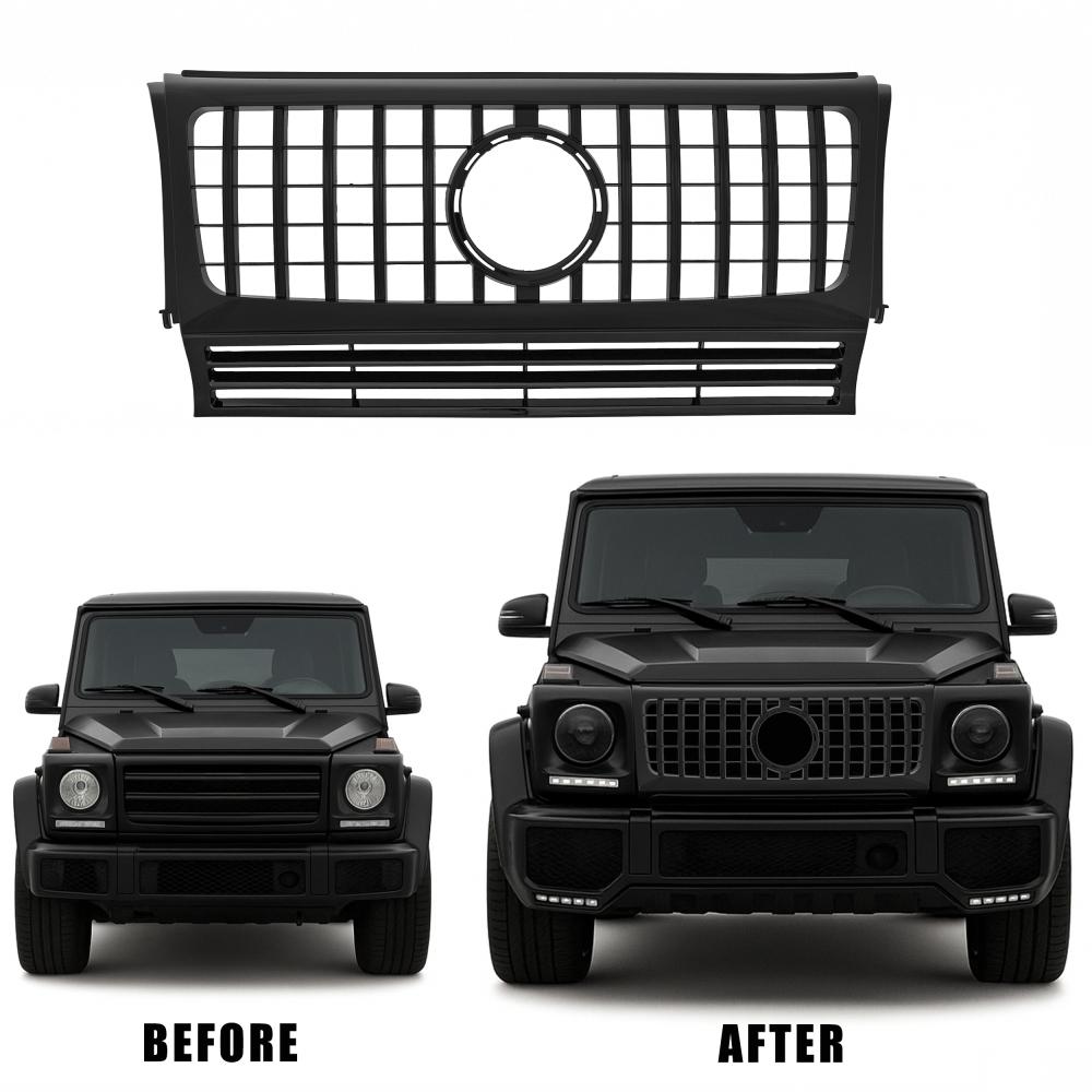 Elément insertable, grille de radiateur — Mercedes-Benz G-Classe W463 (1989-…) — vue 2