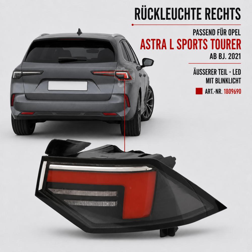 Feu arrière droite — Opel Astra L Berline/Tourer (2022-…) — vue 2