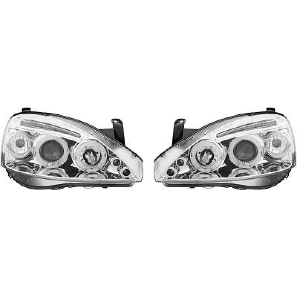 Kit de projecteurs principaux — Opel Corsa C (2000-2006) — réf. 1813485