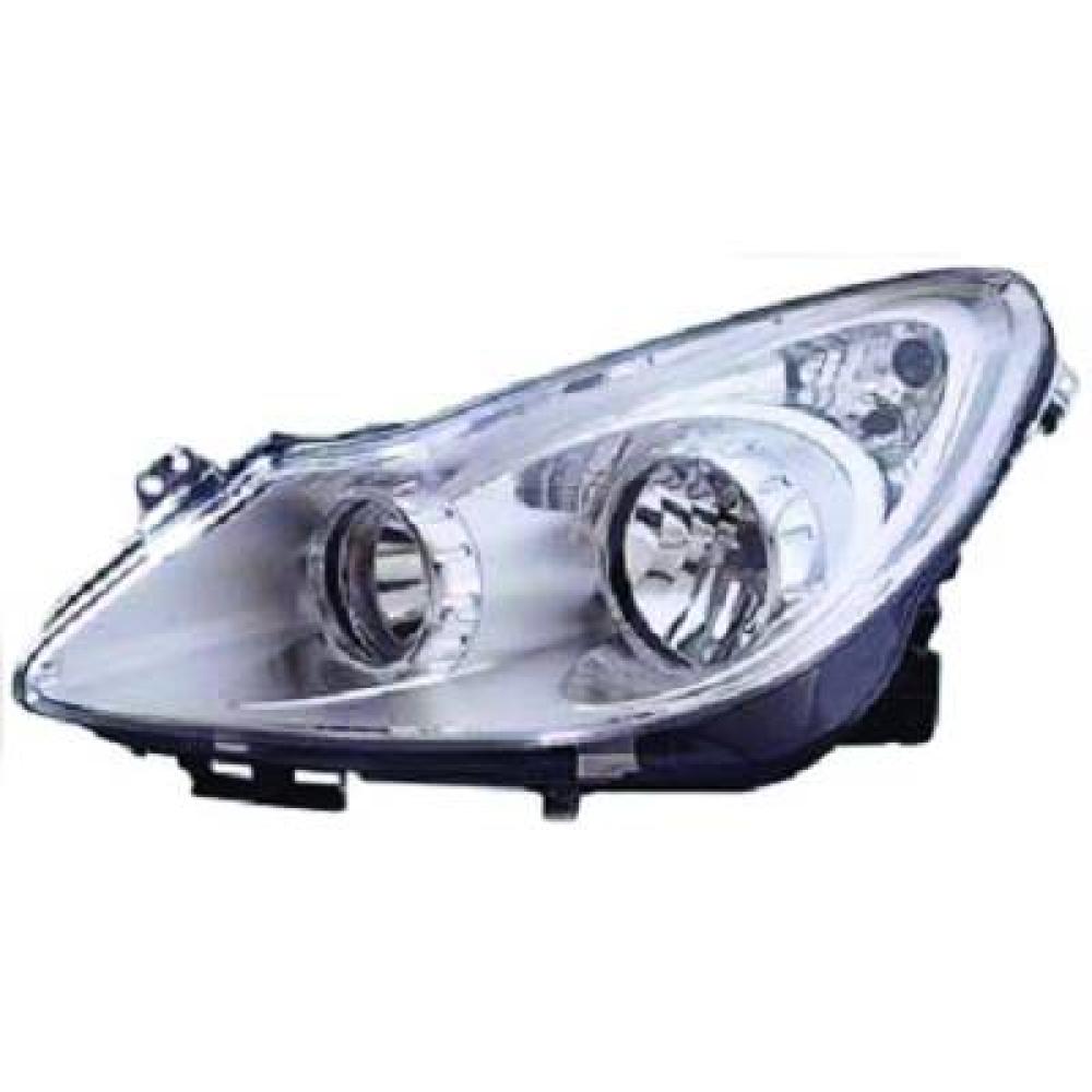 Projecteur principal gauche — Opel Corsa D 3/5 portes (2006-2011) — réf. 1814081