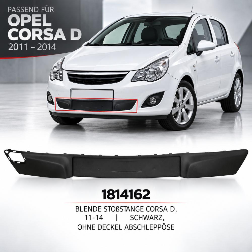 Enjoliveur, pare-chocs avant — Opel Corsa D 3/5 portes (2011-2015) — vue 2