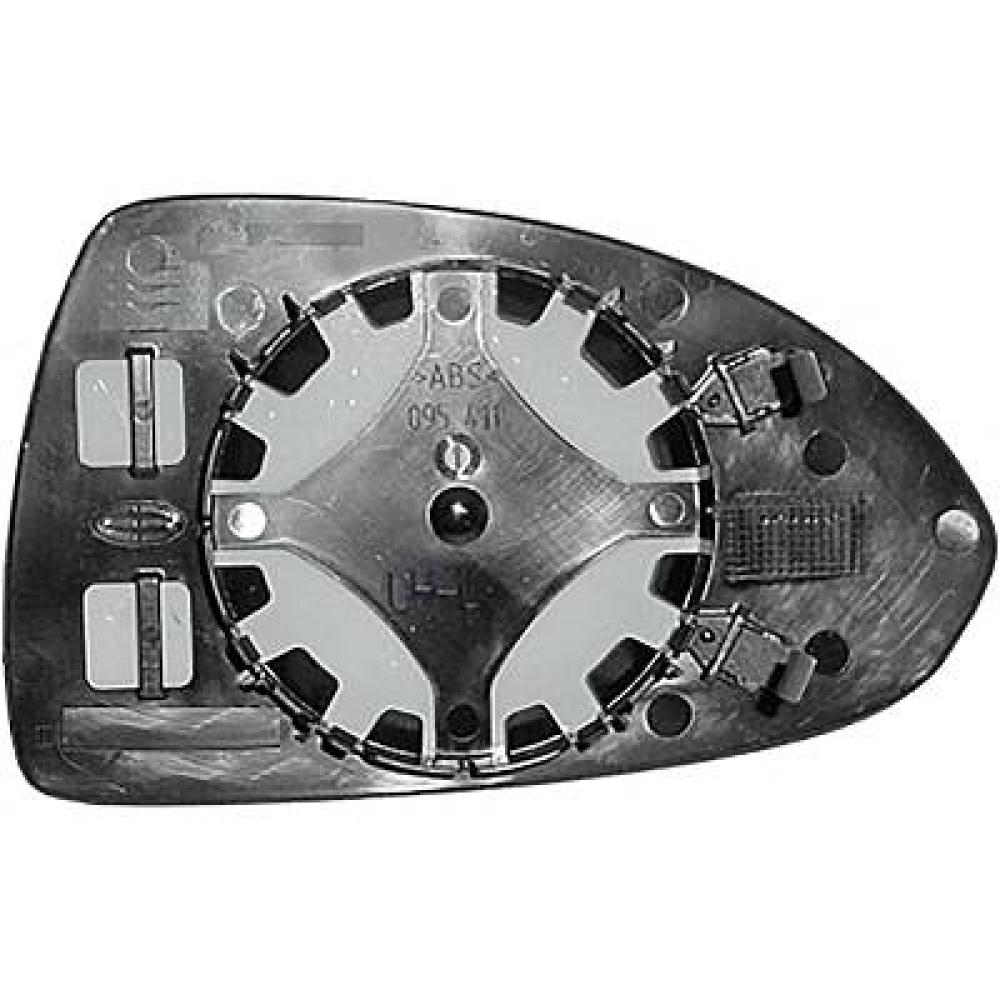 Verre de rétroviseur, rétroviseur extérieur droite — Opel Corsa D 3/5 portes (2006-2011) — réf. 1814226