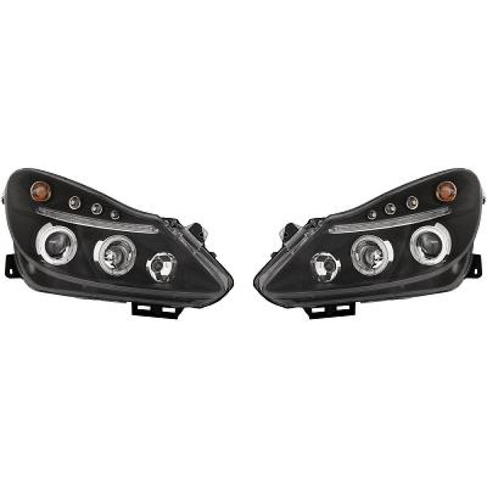 Kit de projecteurs principaux — Opel Corsa D 3/5 portes (2006-2010) — réf. 1814480