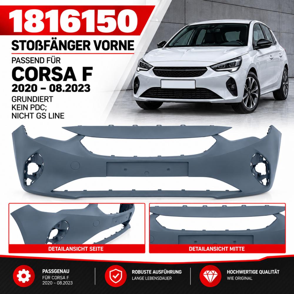 Pare-chocs avant — Opel Corsa F 3/5 portes (2020-…) — vue 2