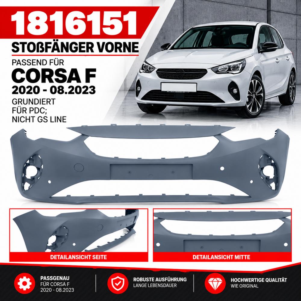 Pare-chocs avant — Opel Corsa F 3/5 portes (2020-…) — vue 2