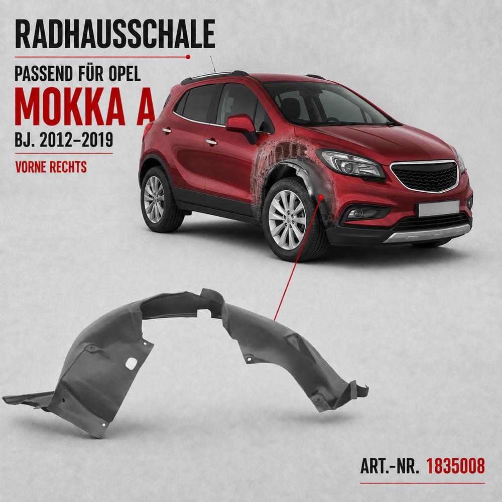 Garniture, passage de roue avant droite — Opel Mokka (2012-2016) — vue 2