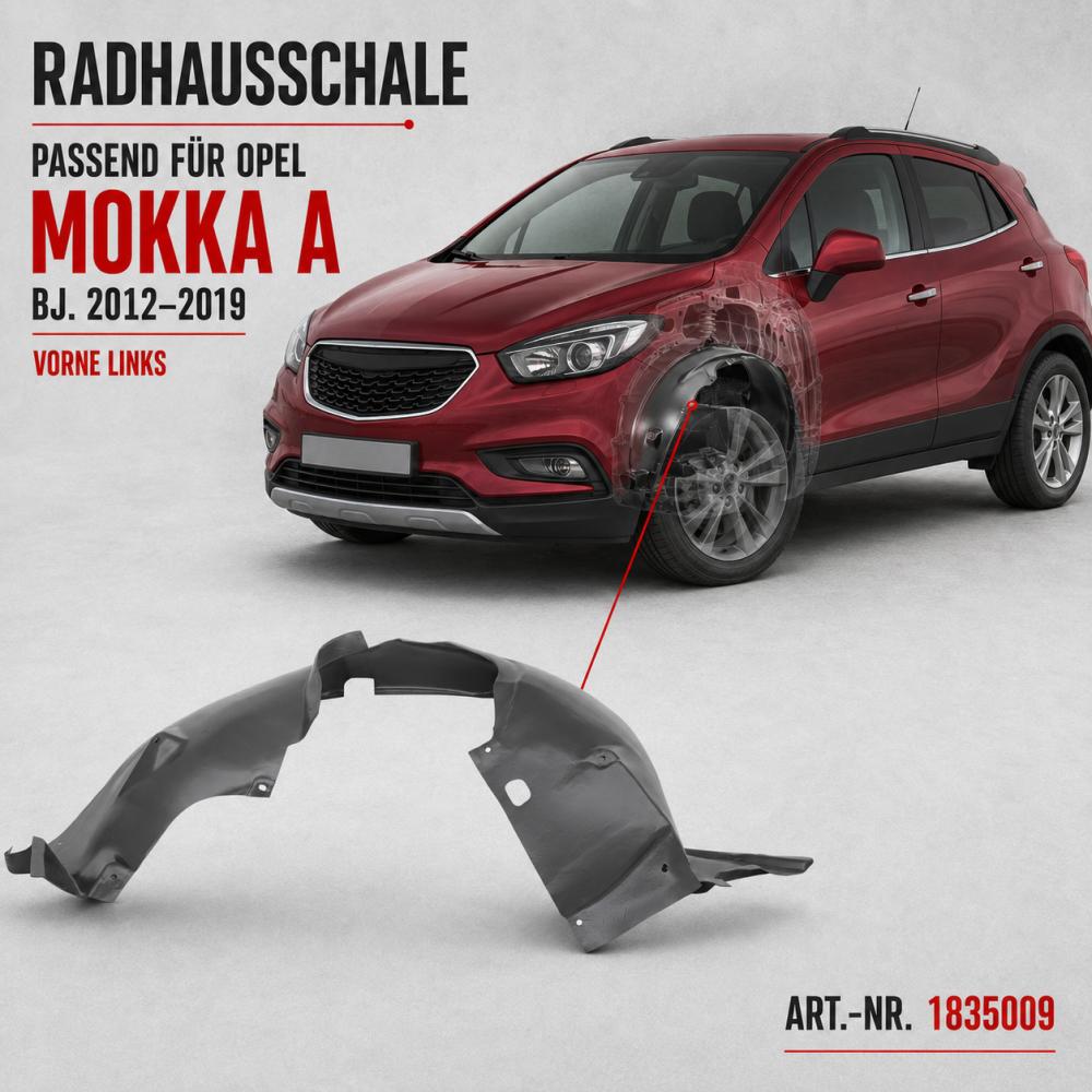 Garniture, passage de roue avant gauche — Opel Mokka (2012-2016) — vue 2