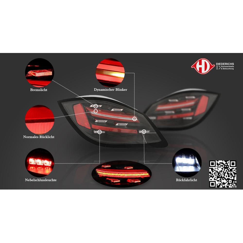 Kit de feux arrières — Porsche Boxter (2009-2012) — vue 2
