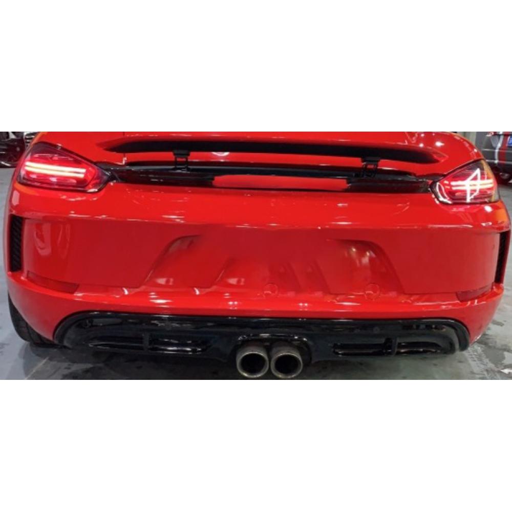 Pare-chocs arrière — Porsche Cayman (2016-…) — vue 3