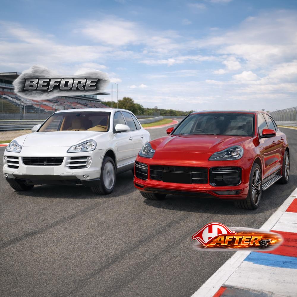 Pare-chocs avant — Porsche Cayenne (2003-2010) — vue 2