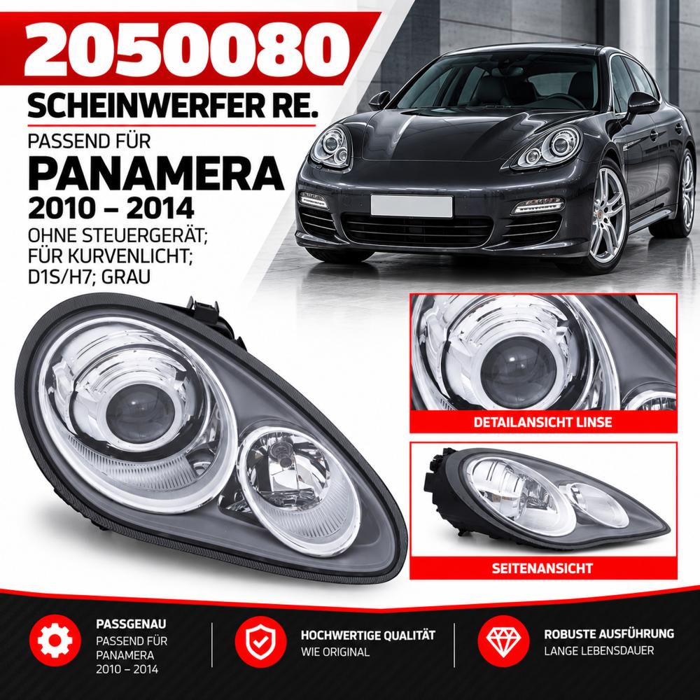 Projecteur principal droite — Porsche Panamera (970) (2010-2013) — vue 4