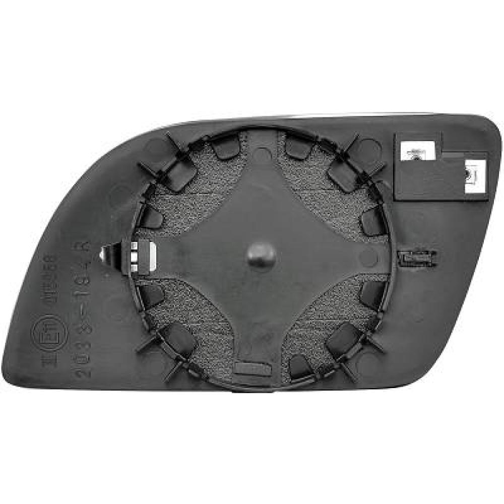 Verre de rétroviseur, rétroviseur extérieur droite — Volkswagen Polo (2001-2005) — réf. 2205226