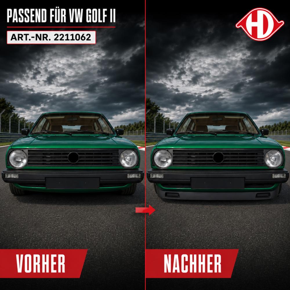 Spoiler avant — Volkswagen Golf II (Typ191) (1983-1991) — vue 2